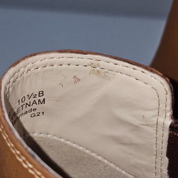 Cole Haan Zerogrand City Ankle Boot Womens 10.5 Tan Leather Waterproof Wedge - Picture 12 of 16